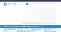 Desktop Screenshot of ecca.eu