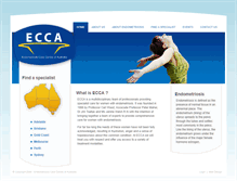 Tablet Screenshot of ecca.com.au